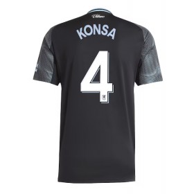 Aston Villa Ezri Konsa #4 Borta Kläder 2025-26 Kortärmad
